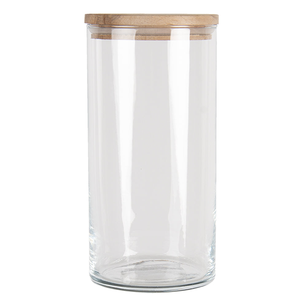 Clayre & Eef Voorraadpot  1250 ml Glas Voorraadbus