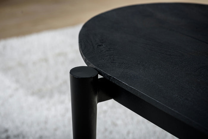 Lions Design Lind Ovale Salontafel Mango Zwart