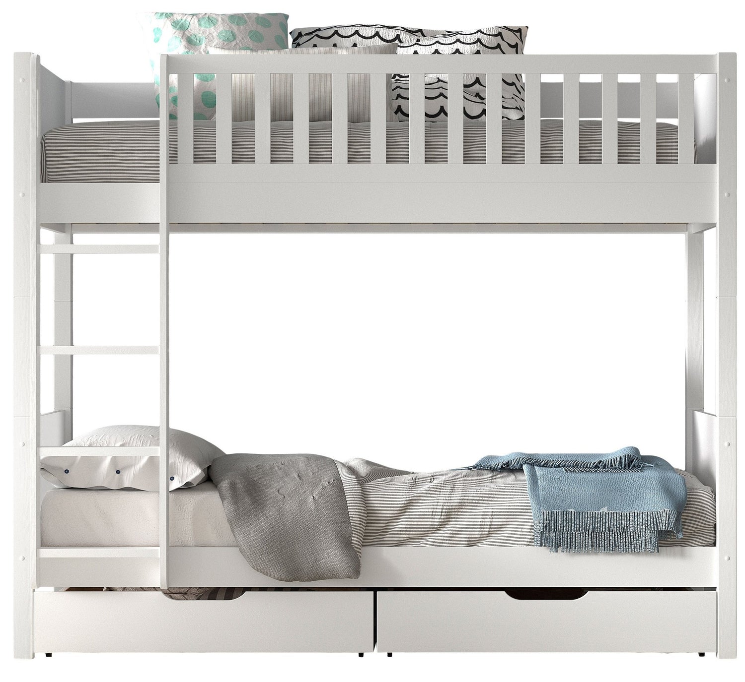 Vipack Scott Stapelbed met Lade Set Wit