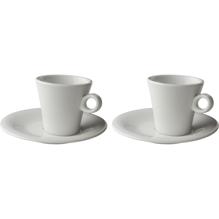 Maastricht Porselein Koffieset Finn 15cl Wit 2 stuk(s)