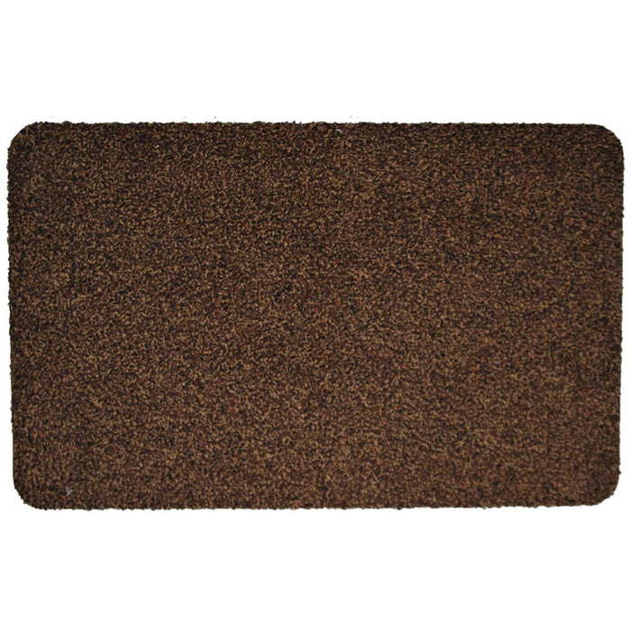 Veer Carpets - Wasbare Deurmat Aqua Stop 50 × 80 cm - Brown