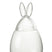 J-Line voorraadpot Konijn - glas - transparant - large - paasdecoratie