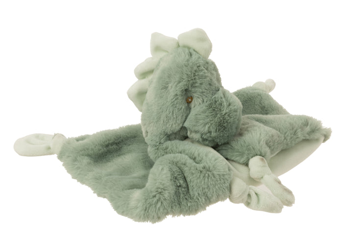 J-Line Doudou Dinosaurus Pluche Groen  - Set van 1