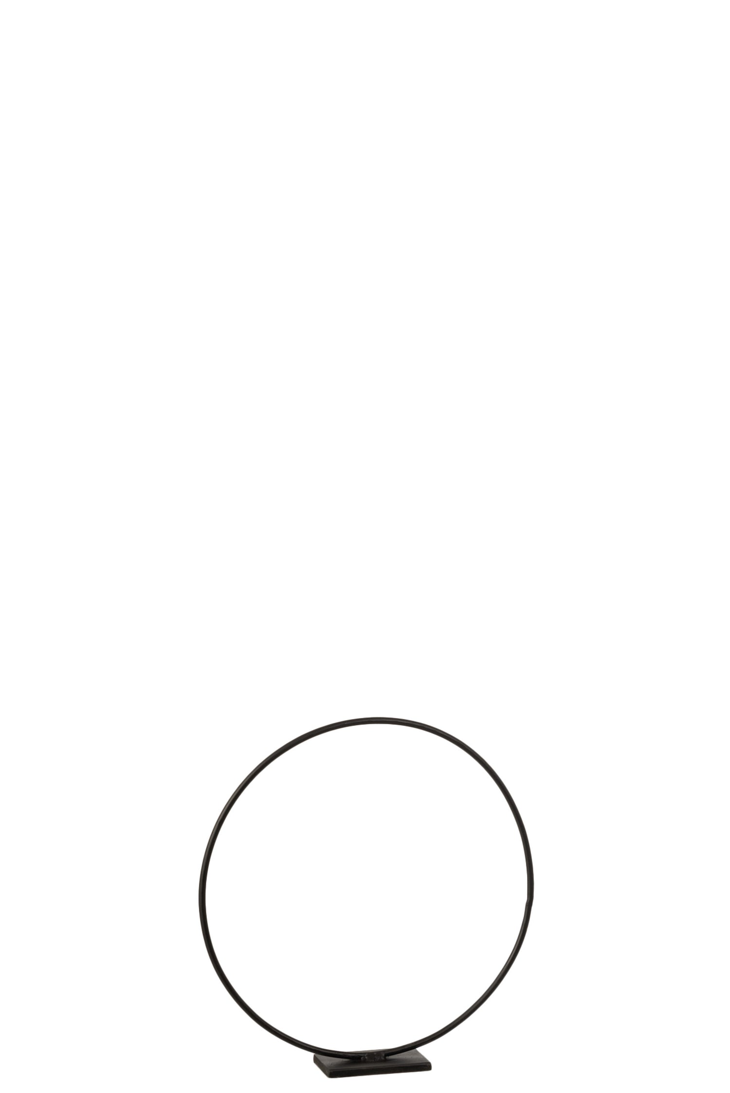 J-Line ring Op Voet decoratie - metaal - zwart - small - tui