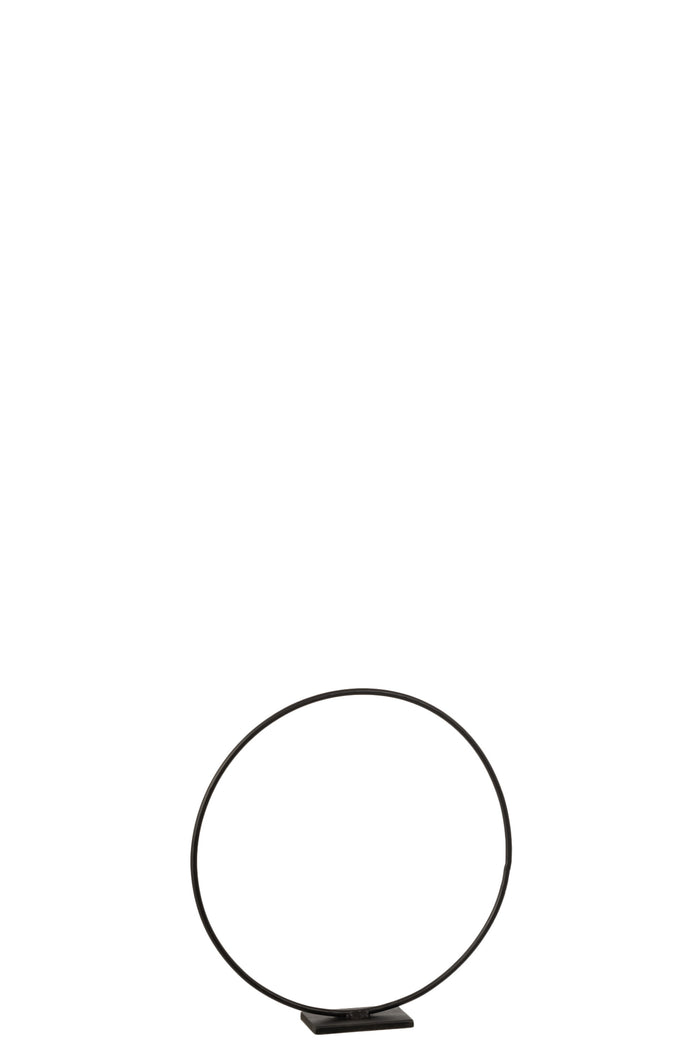 J-Line ring Op Voet decoratie - metaal - zwart - small - tui