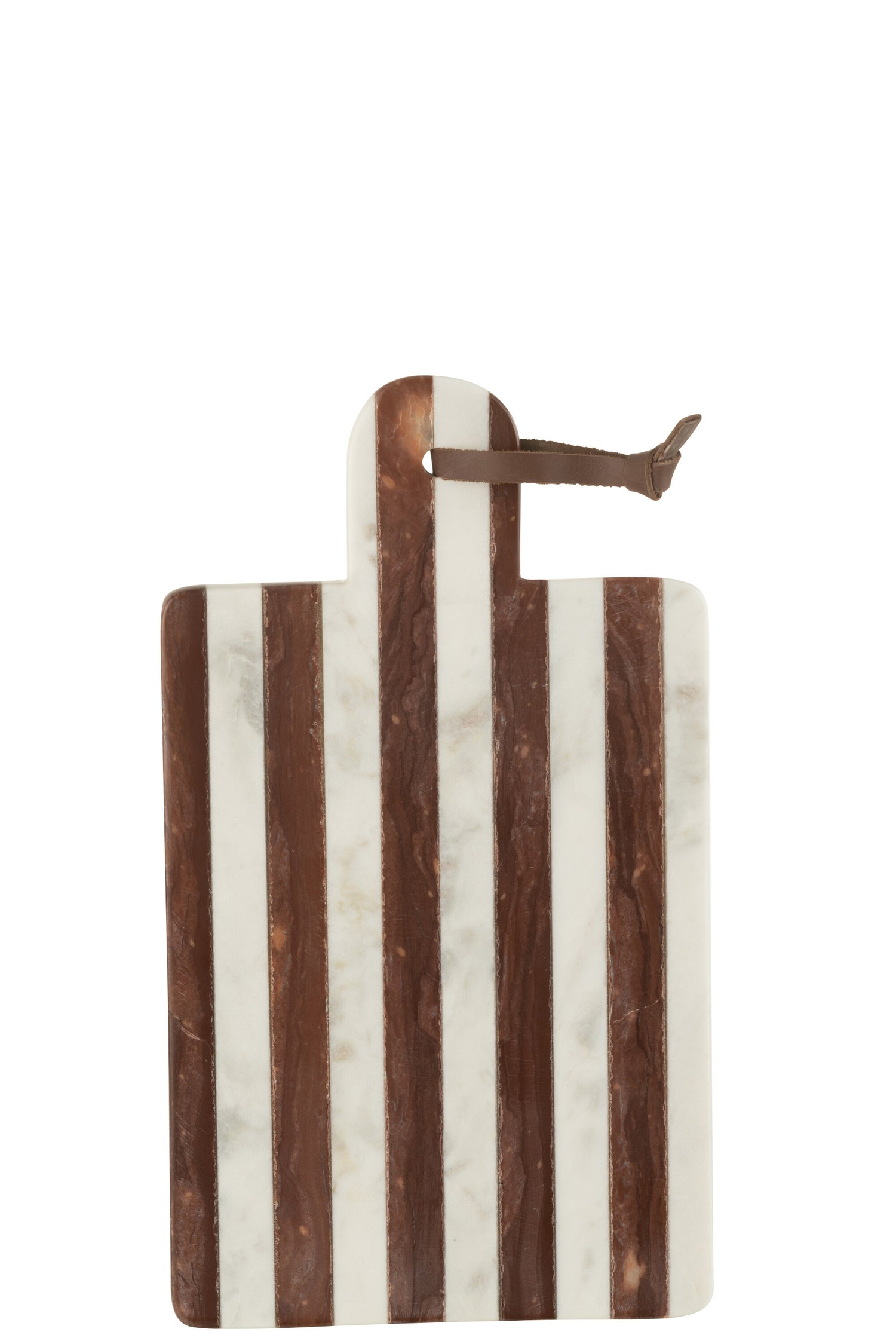 J-Line snijplank Rechthoekig Streep Marmer - steen - wit|bruin