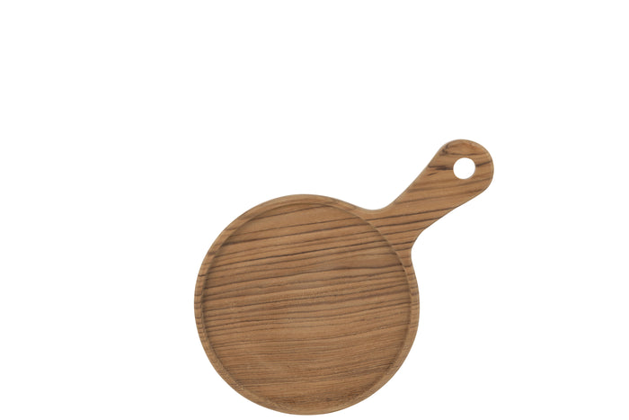 J-Line snijplank Rond - hout - naturel - small