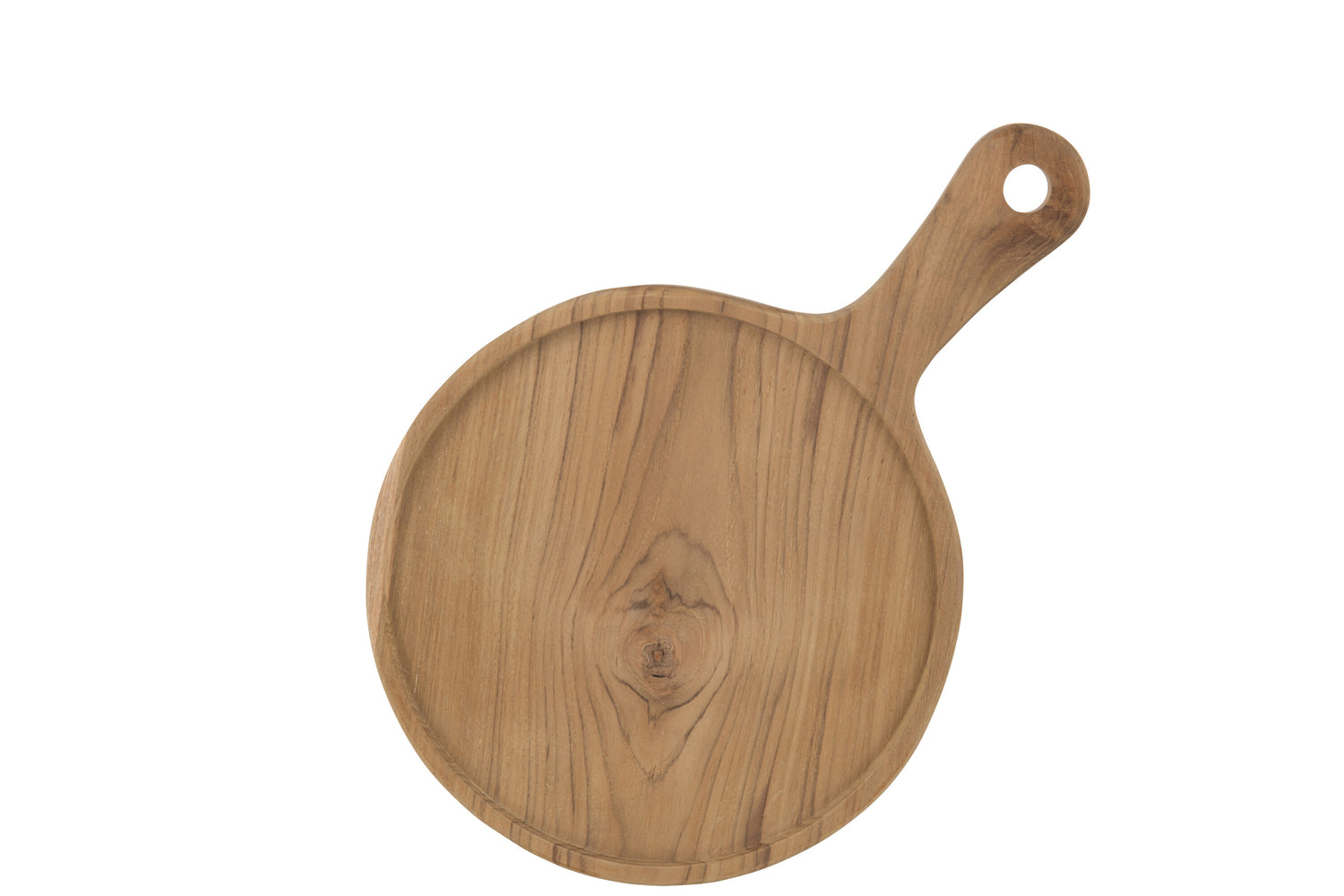 J-Line snijplank Rond - hout - naturel - medium