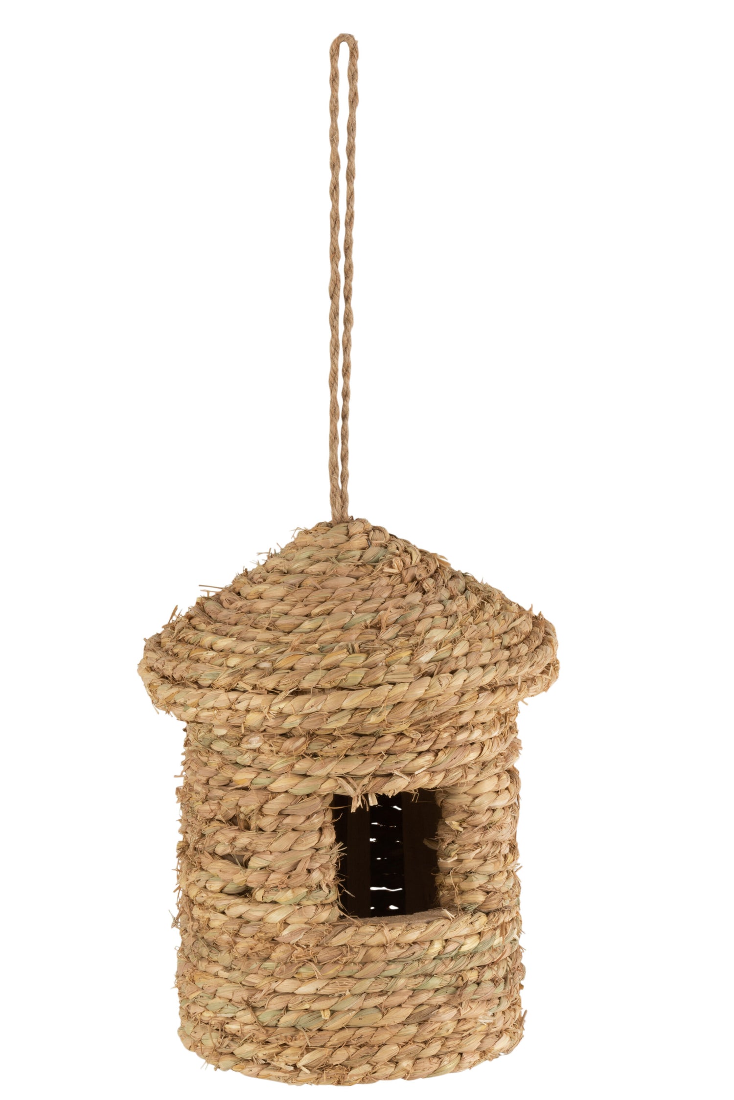 J-Line Vogelnest Rond Stro Naturel