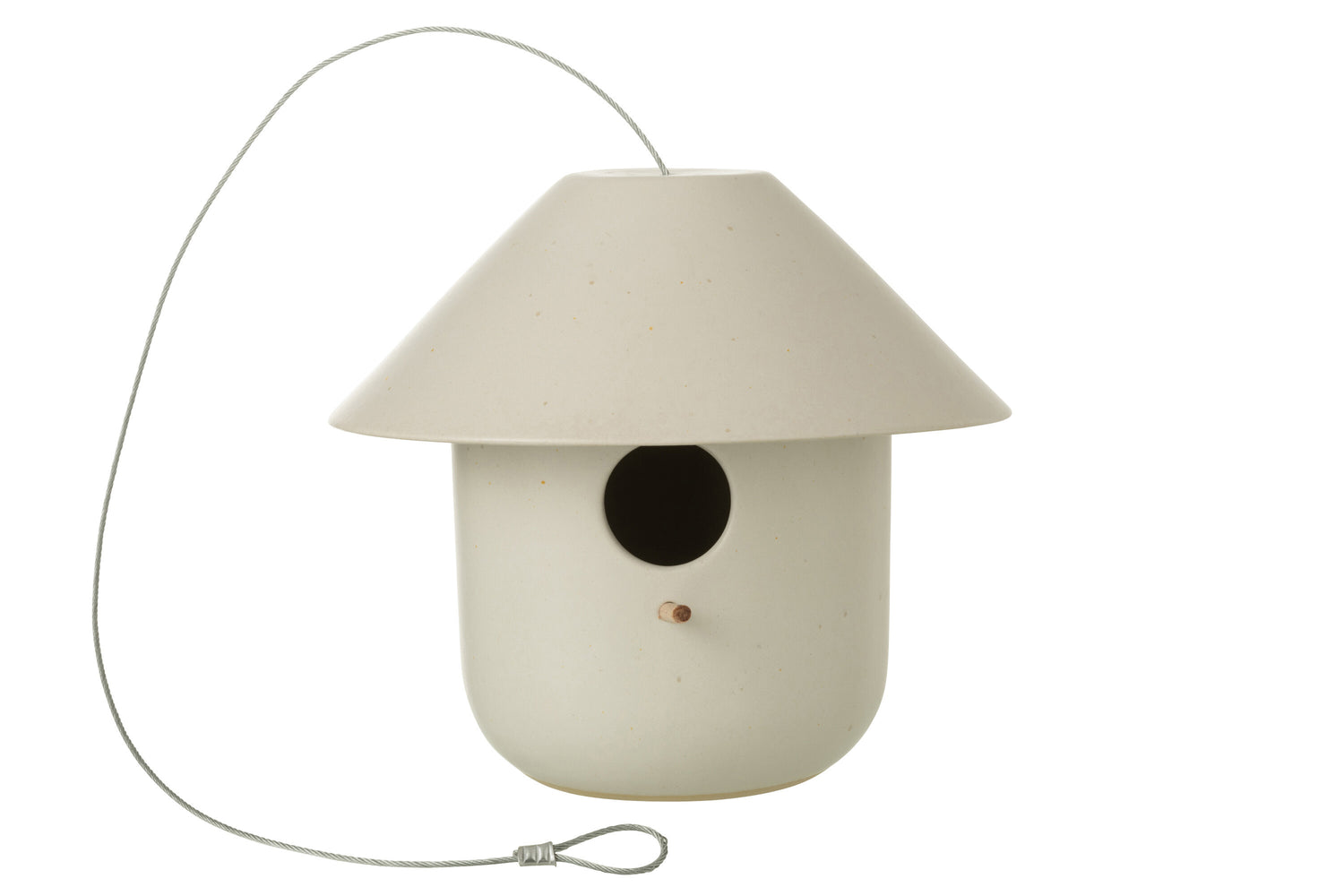 J-Line Vogelhuisje Pam Steengoed Wit