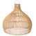 J-Line lampenkap Peervorm - rotan - naturel