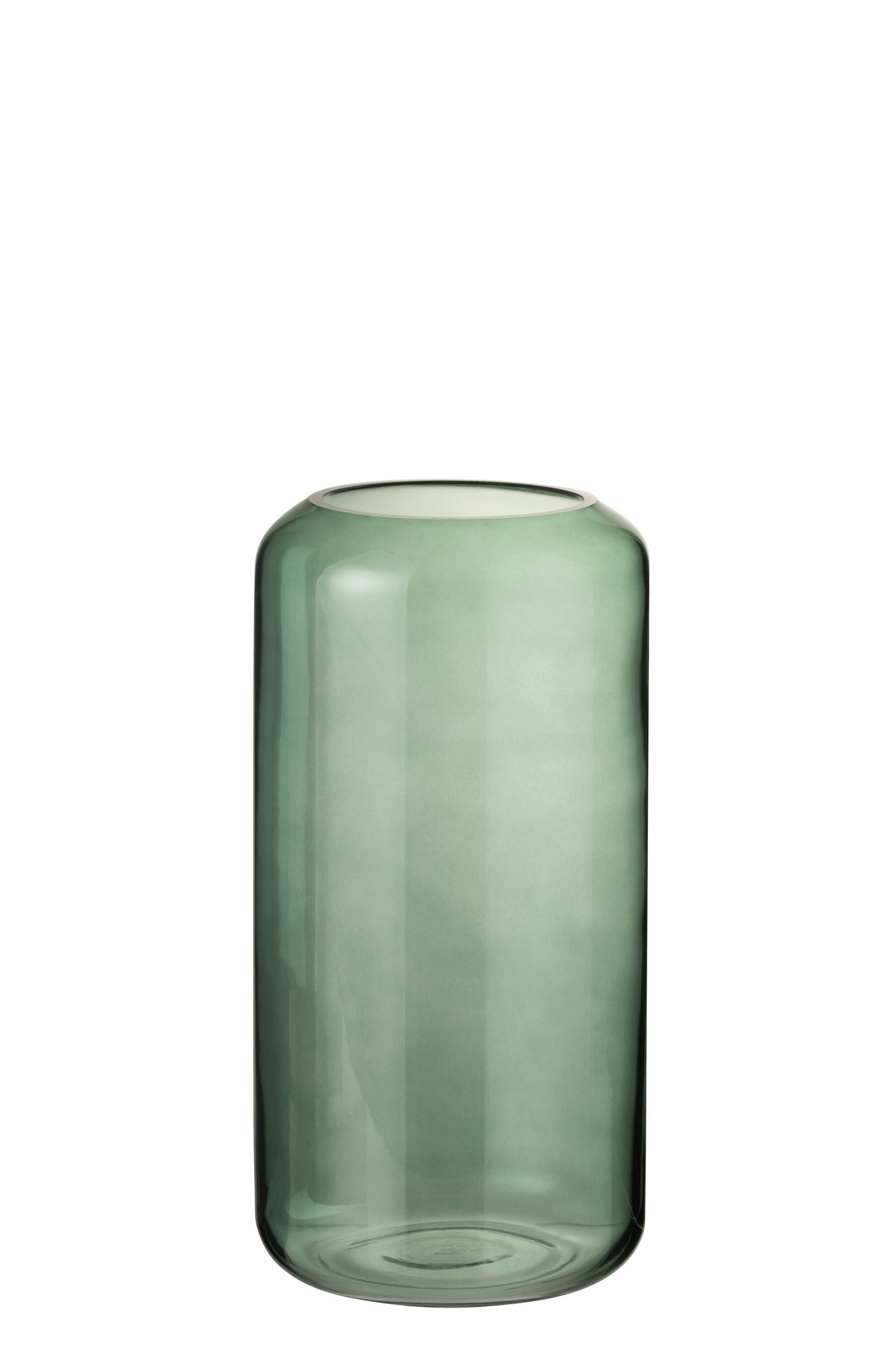 J-Line Vaas Rond Hoog Groen Glas Small
