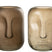 J-Line Vaas Gezicht Glas Bruin Large Assortiment Van Twee