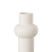J-Line Vaas Noa Keramiek Wit - 30 cm hoog