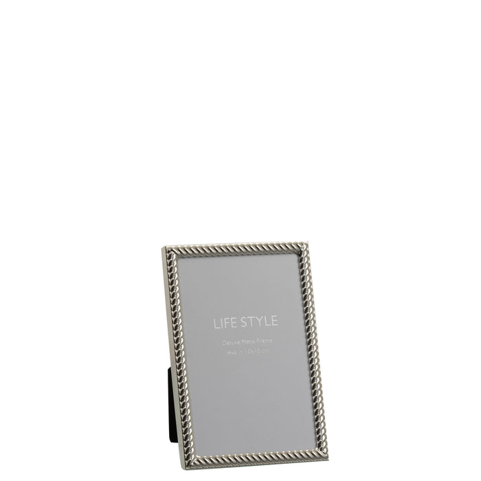J-Line fotolijst  metaal - zilver - small - 2 stuks