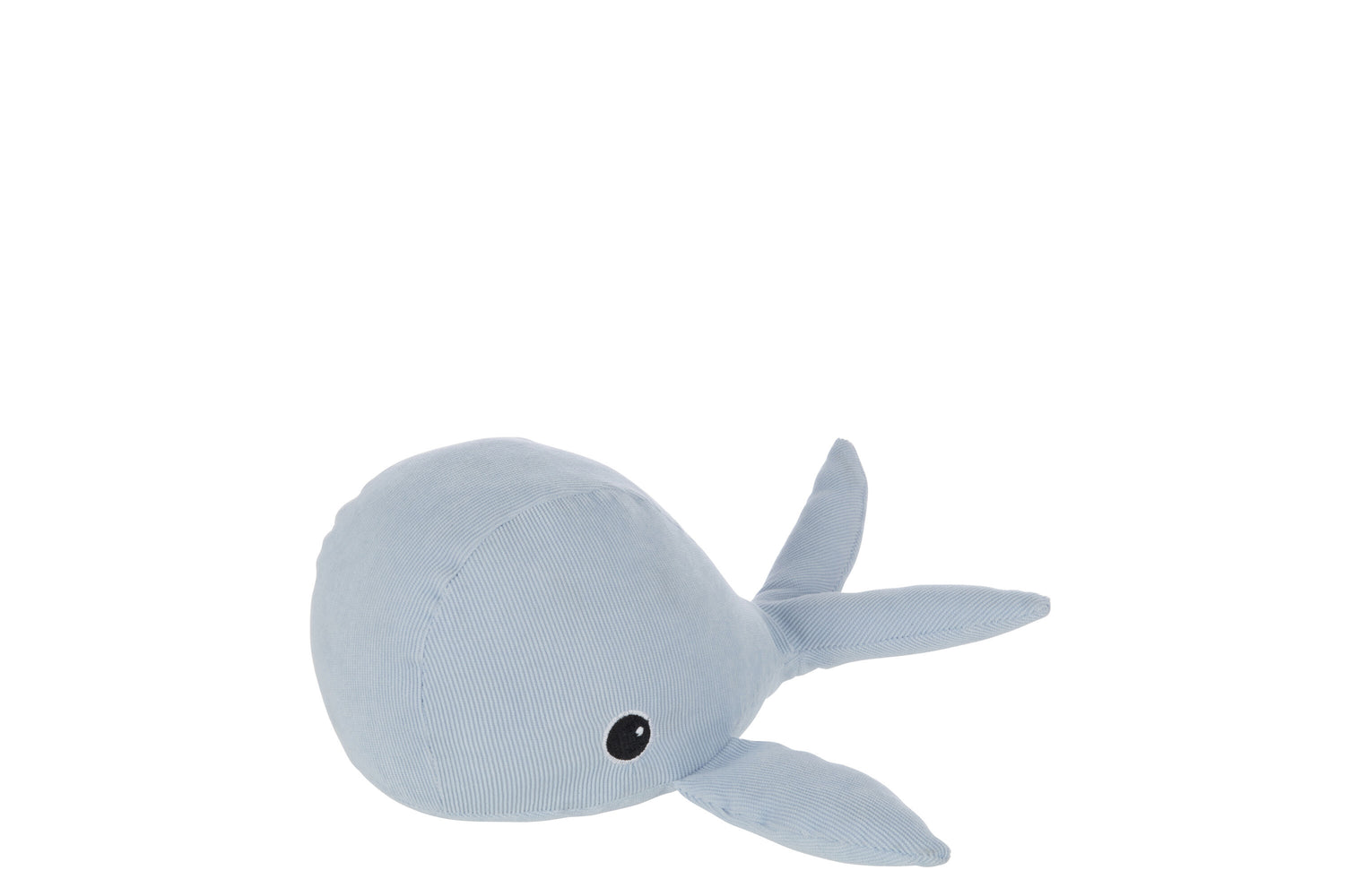 J-Line Deurstopper Walvis Textiel Blauw