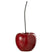 J-Line decoratie Kers - polyresin - blinkend rood - large