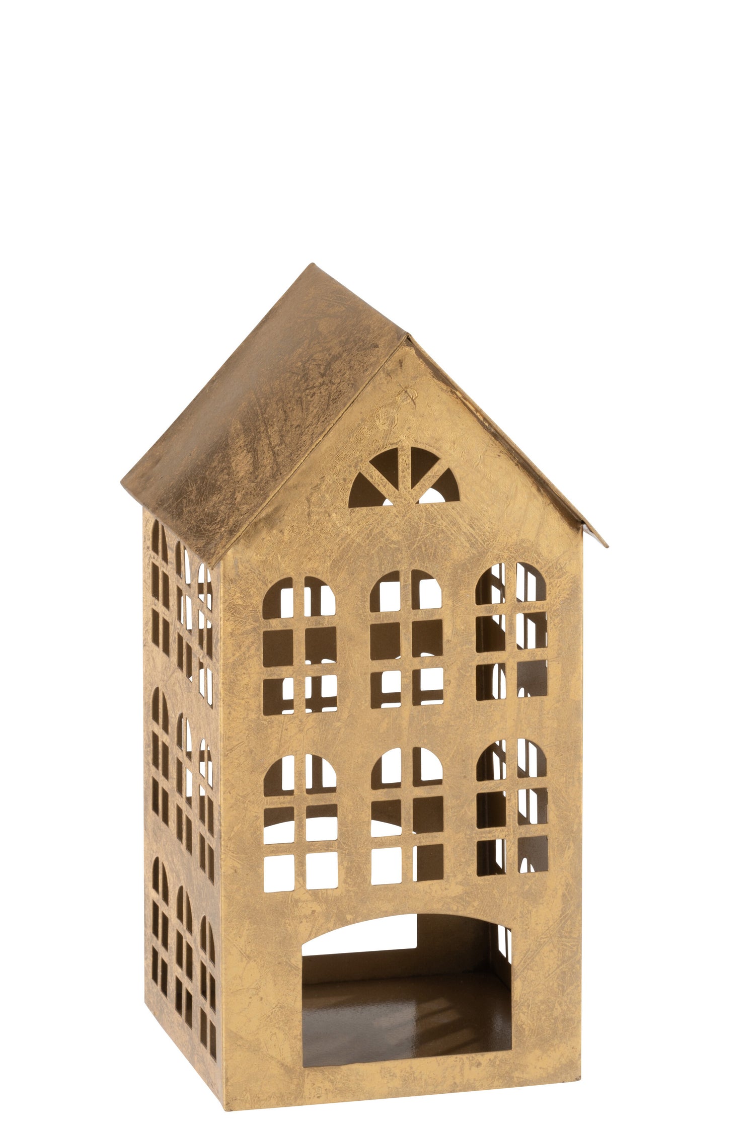 J-Line Kaarshouder Huis Kappa Ijzer Goud