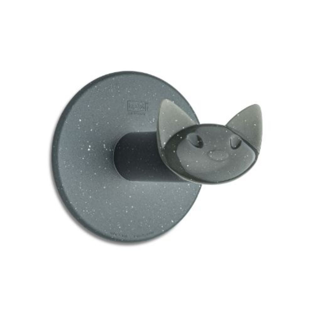 Koziol - Toiletrolhouder met Wandbevestiging, Organic, Grijs - Koziol