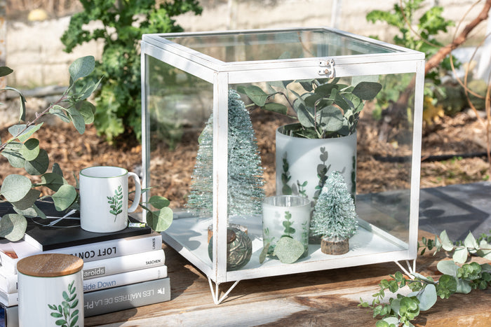 J-Line decoratie Kerstboom - kunststof -  groen - small