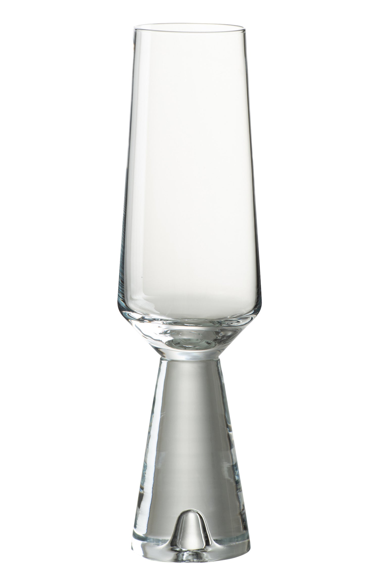 J-Line glas champagne Walker - glas - transparant - 4 stuks