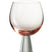 J-Line wijnglas Daen - glas - oranje - 4 stuks