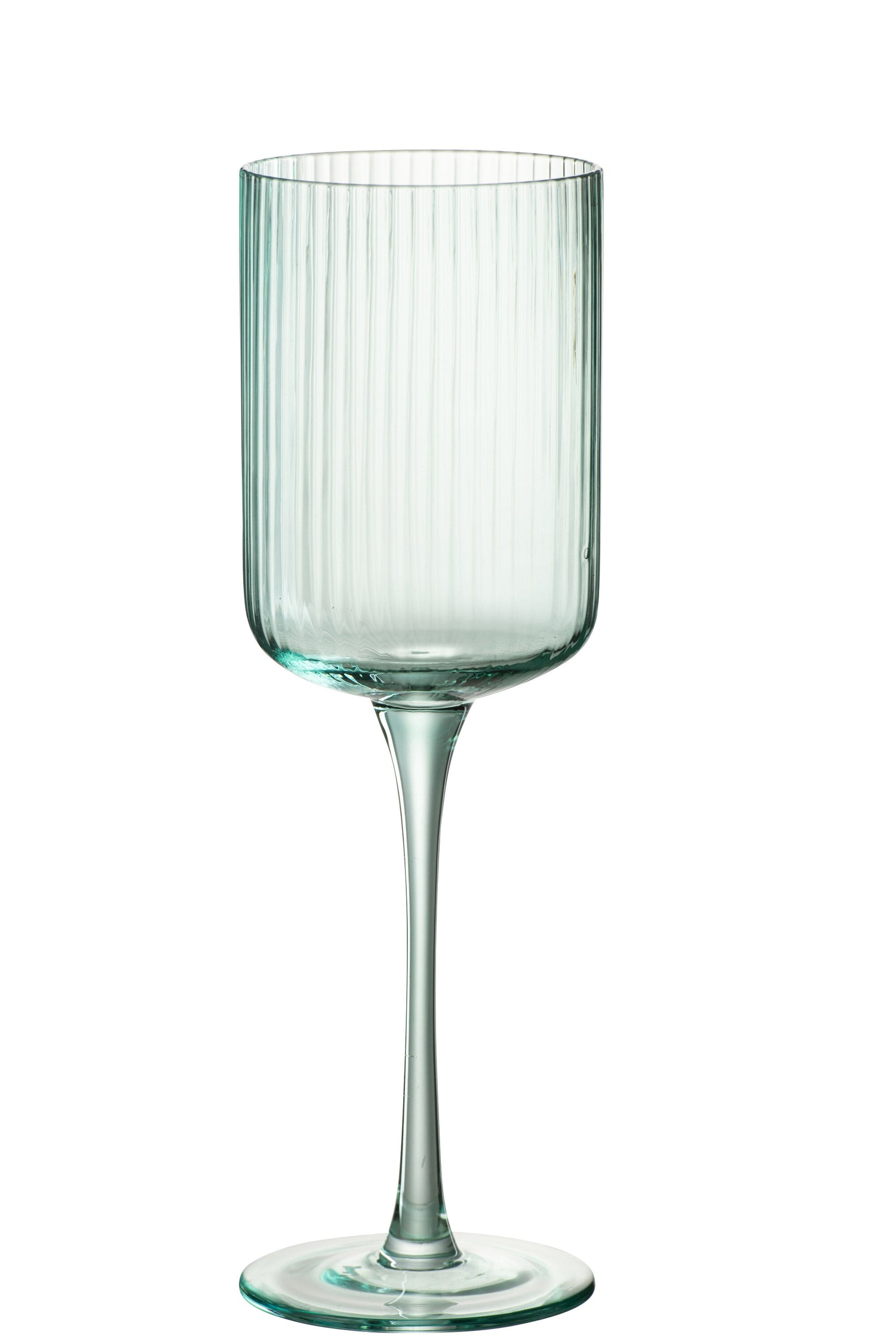 J-Line wijnglas Ralp - glas - groen - 6 stuks