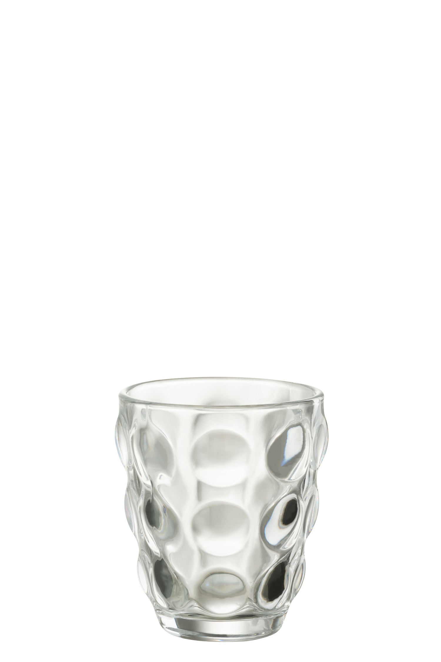 J-Line glas Bubble - glas  - transparant - 6 stuks