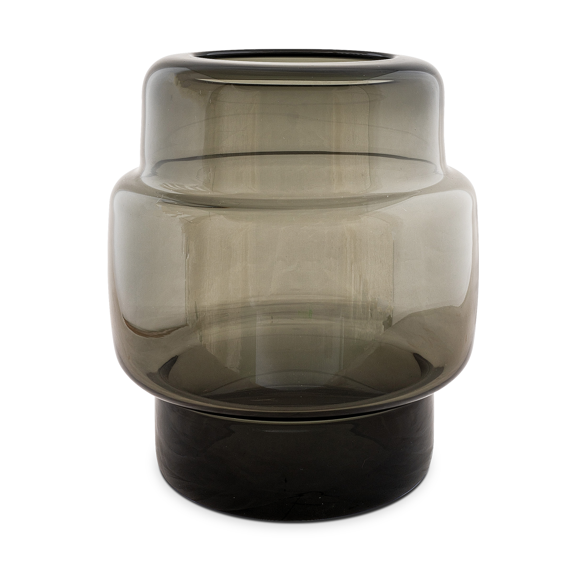 Artichok Elaine glazen vaas zwart - Ø21 x 24 cm