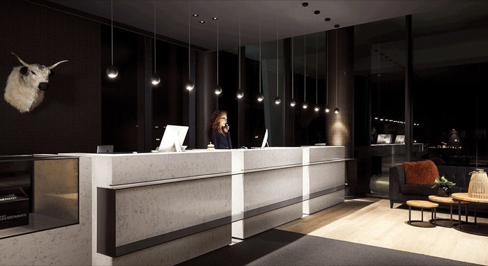 Artdelight Hanglamp Denver 1 lichts Ø 10 cm wit