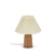 Kave Home - Benicarlo tafellamp in hout met een natuurlijke, beige