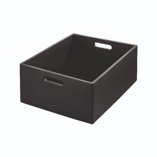 iDesign - Opbergbox met Handgrepen, 38 x 46 x 20.5 cm, Paulownia Hout,