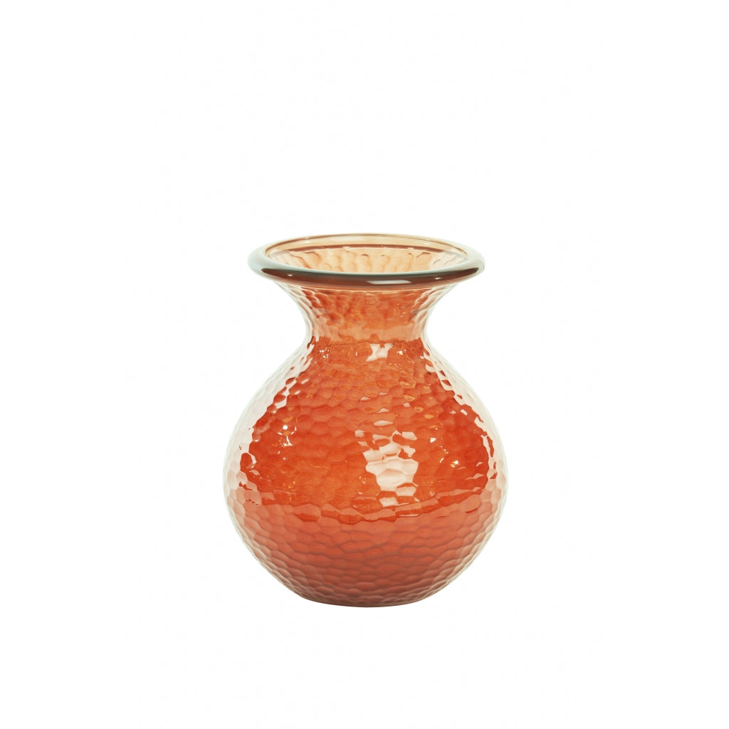 Light & Living Vaas Ozark Rood - Glas - 15x19x15cm (BxHxD)