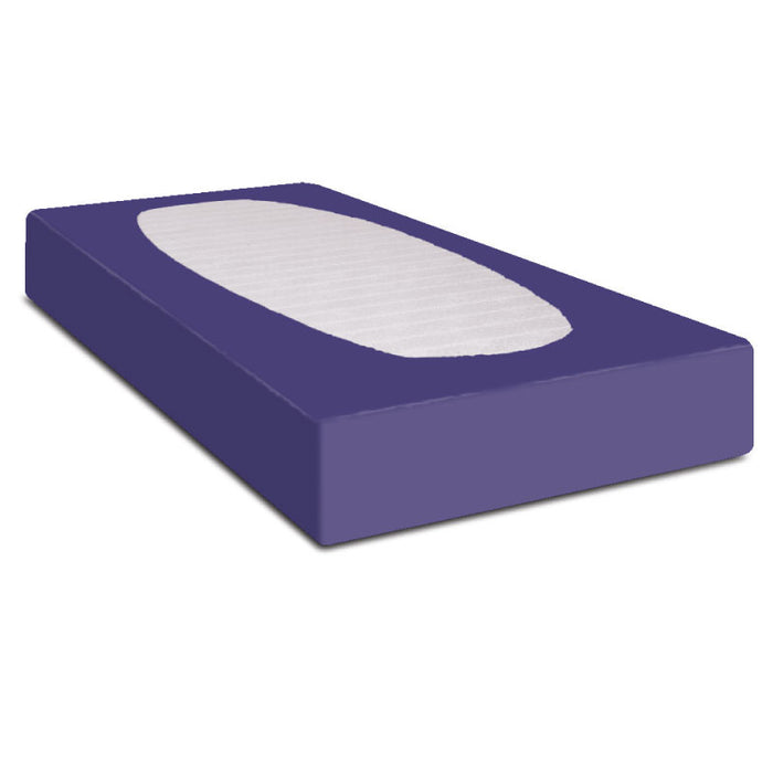 Hoeslaken Hip Jersey katoenen Paars Hoeslaken 200x200|220cm