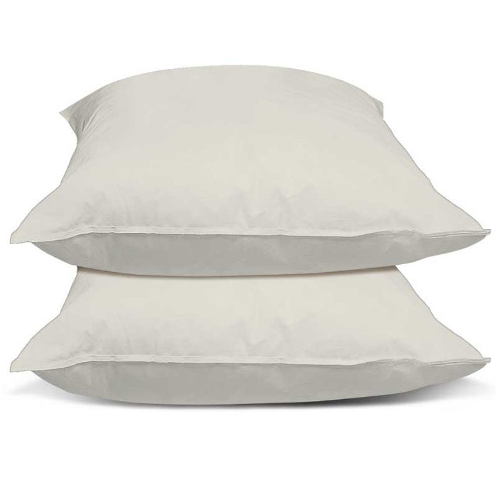 Superieur 100% Percaline katoen|Set van 2|Creme Kussensloop 60x70cm