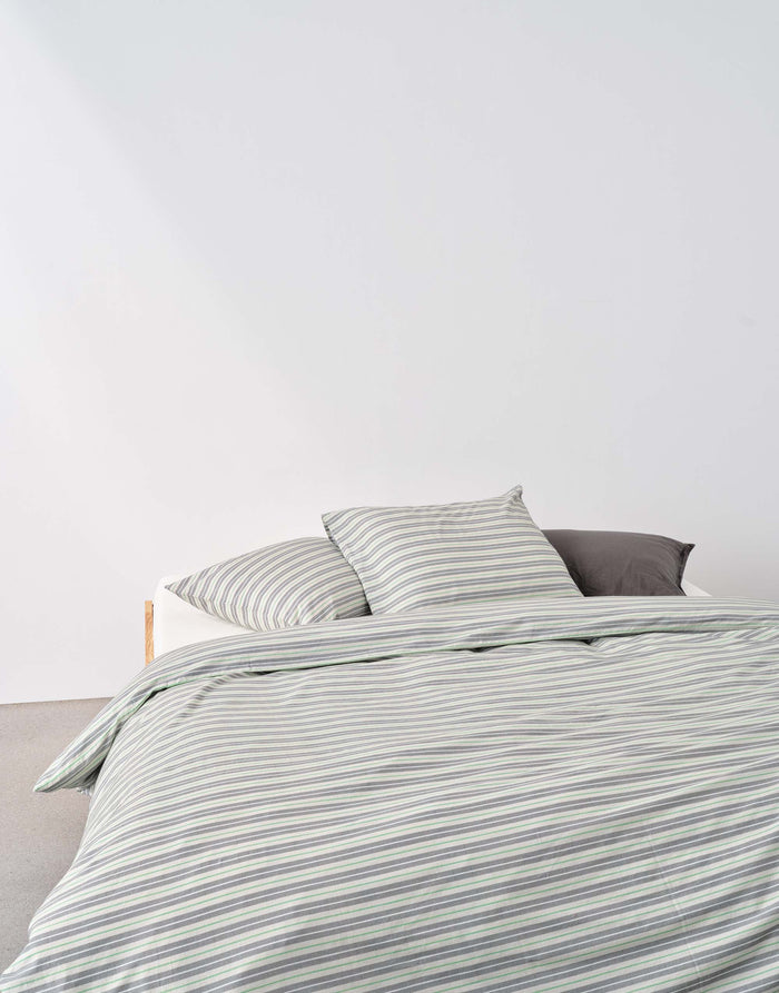 Marc O'Polo Faas Dekbedovertrek Vivid Green 200 x 220 cm