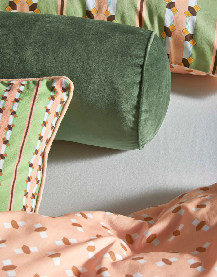 Essenza Iva Dekbedovertrek 200 x 220 cm -  Jade Green