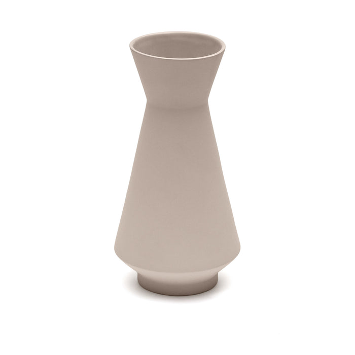 Kave Home - Monells keramische vaas in beige, 38 cm