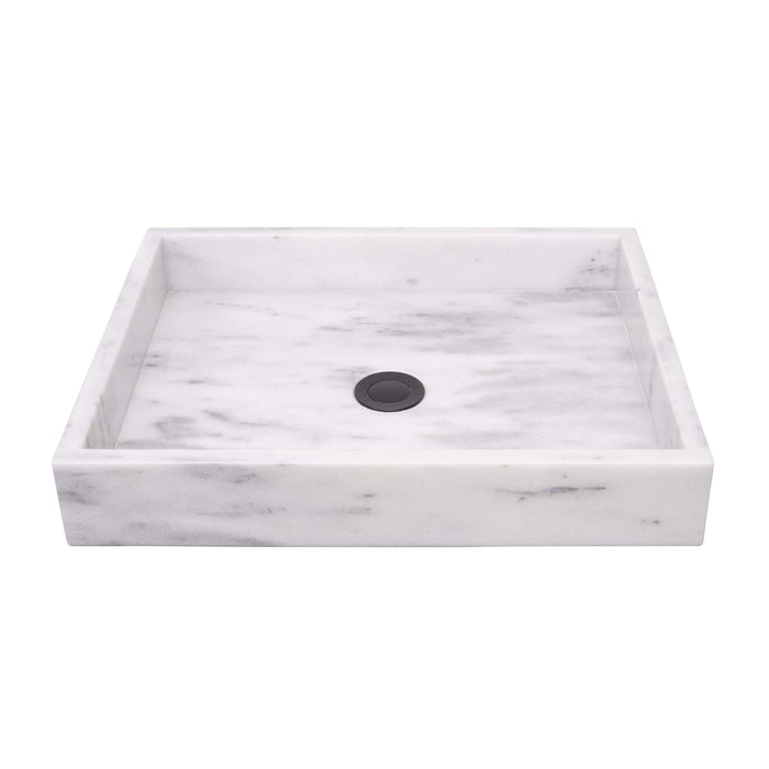 Furnified - Lavabo Wit marmer - George