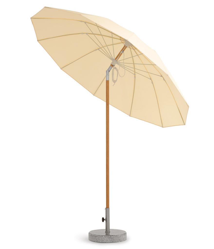 Weishaupl Pagoden Parasol - Rond 240 Cm - Naturel