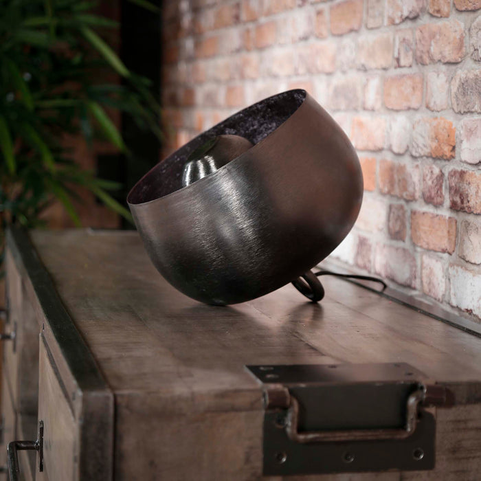 by fonQ  Babet Tafellamp Ø 28 cm - Zwart Nikkel