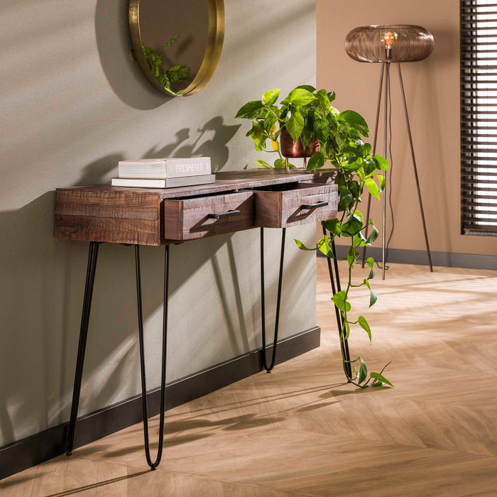 MOOS Abel Sidetable met 3 Lades - Acaciahout