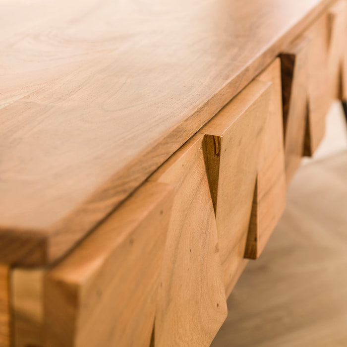 by fonQ  Demi Sidetable met 2 Lades - Acaciahout