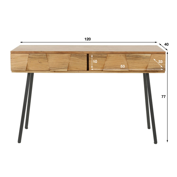 by fonQ  Demi Sidetable met 2 Lades - Acaciahout