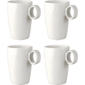 Maastricht Porselein Beker Lux 21 cl Offwhite Porselein 4 stuk(s)
