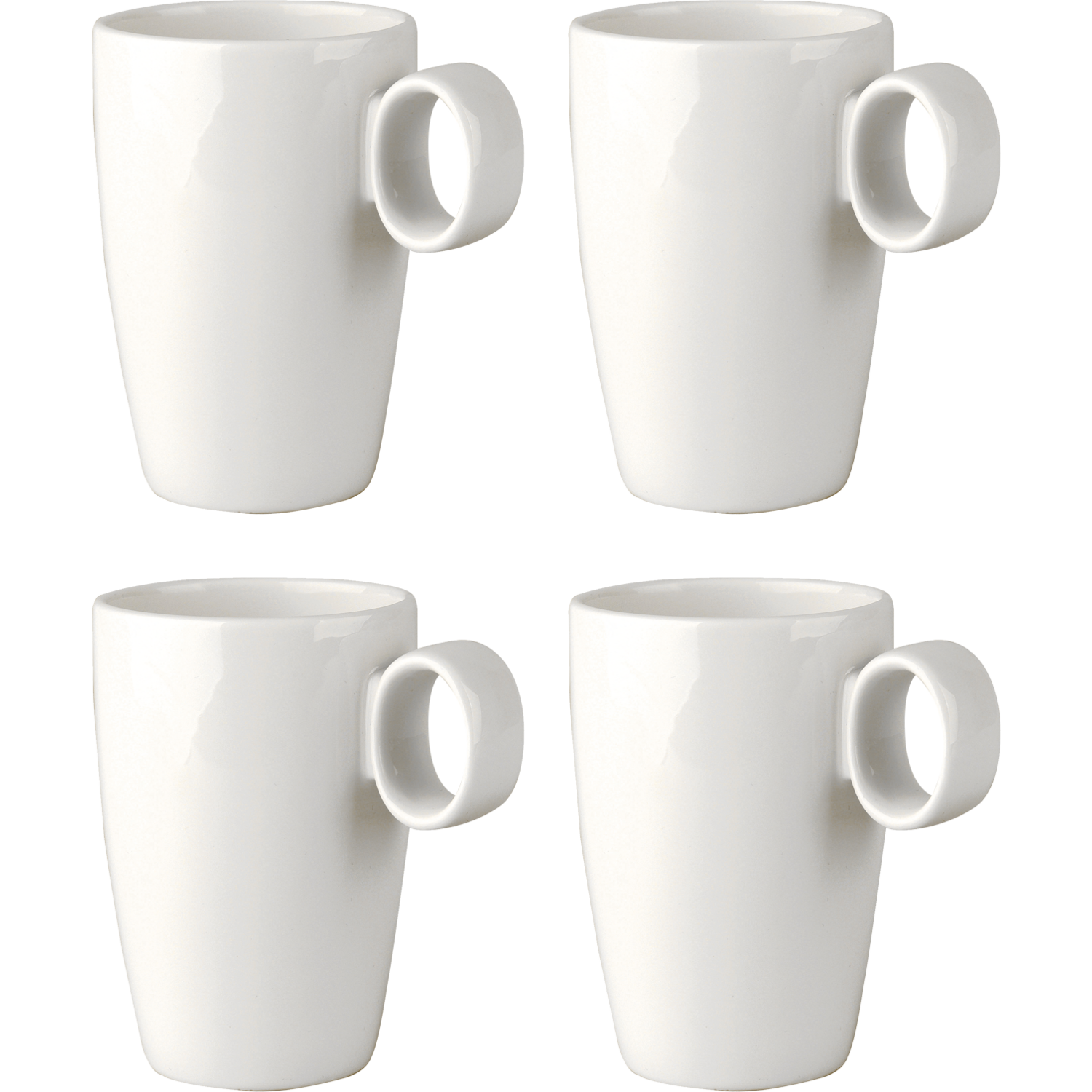 Maastricht Porselein Beker Lux 21 cl Offwhite Porselein 4 stuk(s)