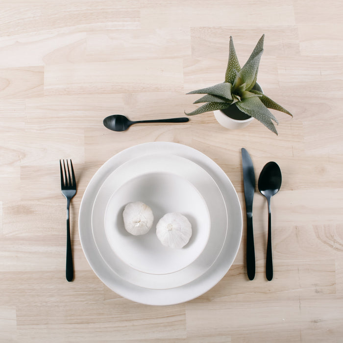 Ona Slim Bestekset 24-delig - Zwart