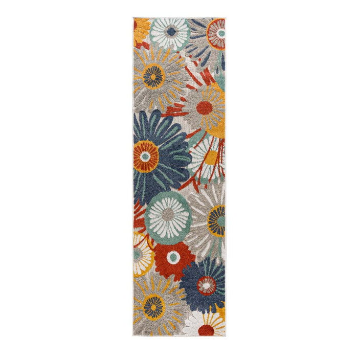 Boho&me Balkonkleed bloemen - Verano multi - 66x230 cm