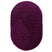 Tapeso Ovaal hoogpolig vloerkleed - Cozy Shaggy - paars - 150x240 cm