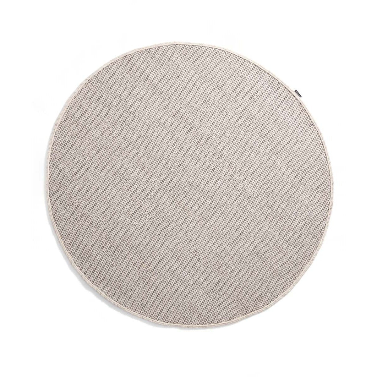 Nordic Weavers Rond wollen vloerkleed Lett - wit - 250 cm